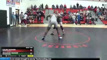 285 lbs Cons. Round 3 - Caleb Jackson, Bishop Hartley vs Brandon Weaver, Hilliard Darby