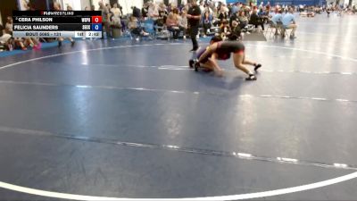 131 lbs Champ. Round 2 - Felicia Saunders, Southeastern Community College vs Cera Philson, Wisconsin Stevens Point