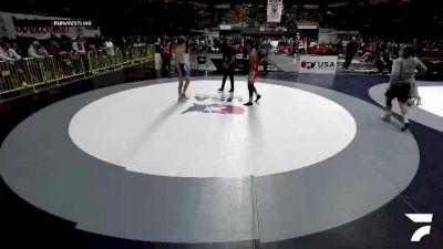 Champ. Round 1 - Tomas Joachim Fulgentes, Royal High School Wrestling vs Ezra Daniel, Paloma Valley High School Wrestling