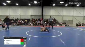 100 lbs Semifinal - Eric Casula, Oklahoma Elite 14U vs Cash Wiley, LWA 14U