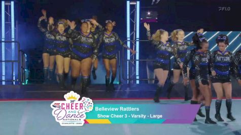 Belleview Rattlers [2025 Show Cheer 3 - Varsity - Large] 2025 Pop Warner National Cheer & Dance Championship