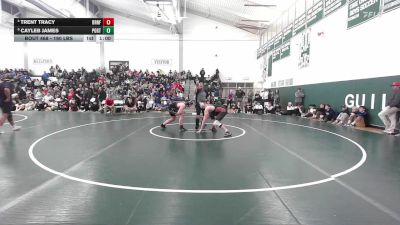 190 lbs 5th Place - Trent Tracy, Branford vs Cayleb James, Portland/Cromwell