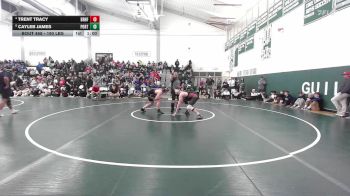 190 lbs 5th Place - Trent Tracy, Branford vs Cayleb James, Portland/Cromwell