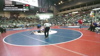 5A 175 lbs Cons. Round 1 - Keaton Dunn, Beebe vs Winston Williams, El Dorado