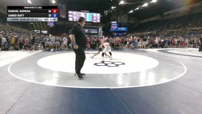 126 lbs Cons. Sub-rd Of 64 - Samuel Burega, New York vs James Baty, South Carolina