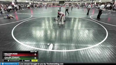 60 lbs Quarterfinal - Cullen Stanley, Mollitium Wrestling Club vs Malcom Moss, Wisconsin