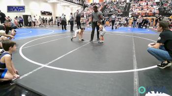 43 lbs Quarterfinal - Kodie Sevenstar, Brushy Wrestling Club vs Blakely Torix, Sperry Wrestling Club