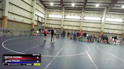 106 lbs Cons. Round 2 - Peyton Stansell, WY vs Jacob Stirling, WY