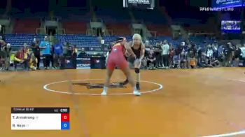 152 lbs Consi Of 16 #2 - Taliyah Armstrong, Arizona vs Brooklyn Hays, Utah