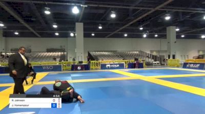 R Johnson vs J Homampour 2018 American National IBJJF Jiu-Jitsu Championship | Grappling