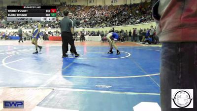 100 lbs Round Of 32 - Raider Fugett, Bixby vs Elijah Crumm, Chickasha Wrestling