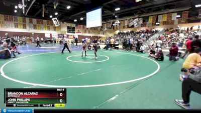 58/63 Cons. Semi - Ezekiel Zepeda, Team Temecula Wrestling Club vs Mario Leon, Jr., Socal Grappling Wrestling Club