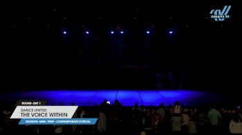 Dance United - The Voice Within [2023 Mini - Prep - Contemporary/Lyrical Day 1] 2023 GROOVE Dance Grand Nationals