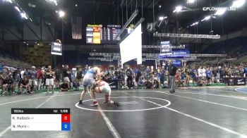 160 lbs Rnd Of 64 - Kyler Hallock, Montana vs Nicholas Muro, Florida