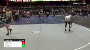 106 lbs Consi Of 32 #2 - Noah Gallardo, Hesperia vs Gray Williams, Idaho (E)