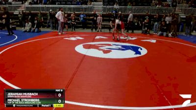 100-106 lbs 1st Place Match - Jeramiah Musbach, Green River Grapplers vs Michael Stromberg, Top Of The Rock Wrestling Club