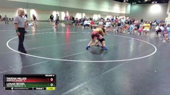 120 lbs Round 3 (16 Team) - Tavean Miller, Nebraska Broskis vs Logan Bickel, Indiana Prospects