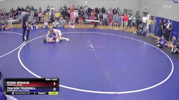 138 lbs Semifinal - Ryder Sprague, Cobra All Stars vs Trayson Truesdell, Harrisburg High School