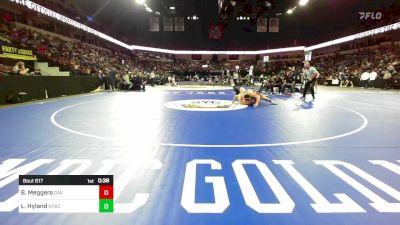 285 lbs Consi Of 16 #1 - Bryce Meggers, Oak Ridge vs Larry Hyland, Norco