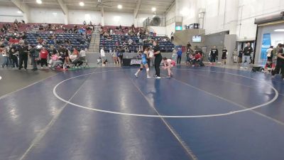 95 lbs Champ. Round 1 - Lanaia Selig, Mat Demon Wrestling Club vs Arleth Leon, Titan Mercury Wrestling Club