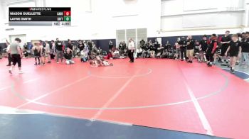 90 lbs 5th Place - Mason Ouellette, Carrollton Warrior-MS vs Layne Smith, Dayton Bandits-MS