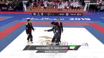 Jerson Rodriguez Hernandez vs Mana Albreiki 2019 Abu Dhabi Grand Slam Abu Dhabi