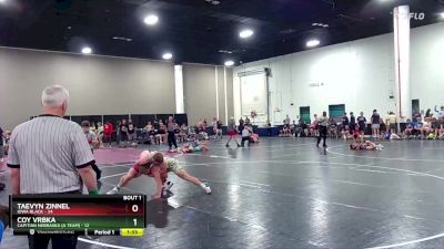 190 lbs Round 1 (8 Team) - Taevyn Zinnel, Iowa Black vs Coy Vrbka, Capitian Nebraska (A Team)