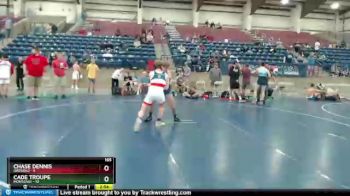 165 lbs Finals (8 Team) - Chase Dennis, Oregon2 vs Cade Troupe, MONTANA1