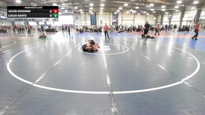 142 lbs Consi Of 16 #2 - Jacob Goodwin, AZ vs Lucas Santo, RI