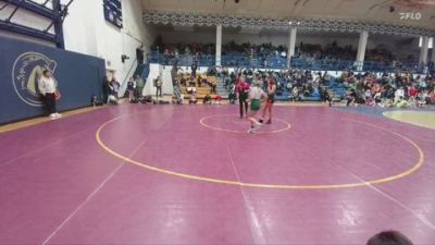 120 lbs Round 2 - Marcella Flannery, Worland Middle School vs Libby Jubber, Lander Middle School