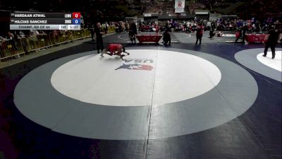 120 lbs Champ. Rd Of 64 - Vardaan Atwal, Livermore Elite Wrestling Club vs Hilcias Sanchez, South Bakersfield High School Wrestling