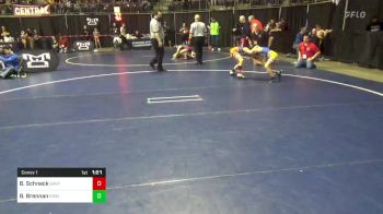 65 lbs Consy 1 - Brady Schneck, East Penn vs Benjamin Brennan, Edinboro