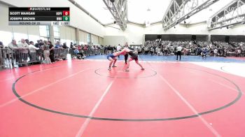 184-H lbs Round Of 32 - Scott Mangan, Hopewell Valley vs Joseph Brown, MetroWest United