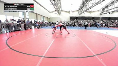 184-H lbs Round Of 32 - Scott Mangan, Hopewell Valley vs Joseph Brown, MetroWest United