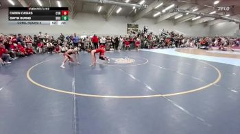 126 lbs Cons. Round 6 - Caden Casias, Centauri vs Owyn Burns, Brighton