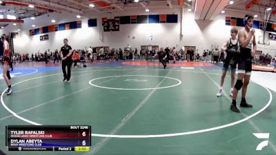 132 lbs Cons. Round 3 - Tyler Rafalski, Ocean Lakes Wrestling Club vs Dylan Abeyta, NOVA Wrestling Club