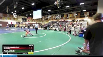 53/56 Semifinal - Trenton Lambert, Team Temecula Wrestling Club vs Adam Czerwiec, Team Temecula Wrestling Club