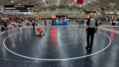 113 lbs 2nd Wrestleback (8 Team) - Thomas Lobliner, Ravenwood High School vs Tanner Kitts, Knoxville Halls High School