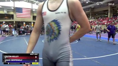 144 lbs Quarterfinal - Colton Kelley, NE vs Vance Dempewolf, KS