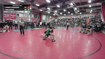 113 lbs Cons. Round 5 - Afredo Rodriguez, Hillcrest vs Jake Agolia, Lakeside