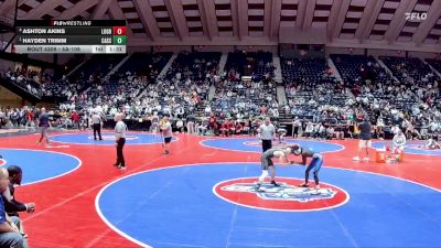 4A-106 lbs Semifinal - Hayden Trimm, Cass vs Ashton Akins, Locust Grove