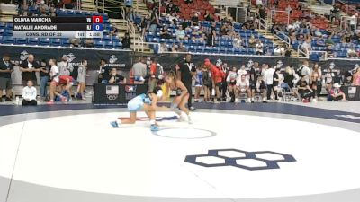 100 lbs Cons. Rd Of 32 - Olivia Mancha, Virginia vs Natalie Andrade, New Jersey