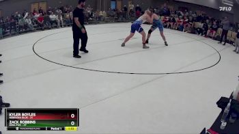 178 lbs Round 7 (8 Team) - Zack Robbins, Iowa PWC vs Kyler Boyles, Nebraska Blue