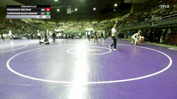 113 lbs Consi Of 16 #1 - Francisco Beltran, Independence vs Christopher/Mason Sizemore, Justin Garza
