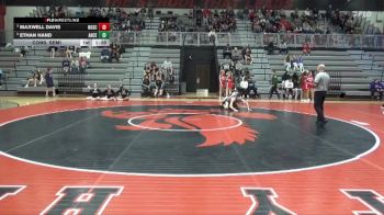 120 lbs Cons. Semi - Maxwell Davis, North Scott vs Ethan Hand, Ankeny Centennial