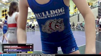 77 lbs Quarterfinal - Connor Maddox, Contenders Wrestling Academy vs Mark Szypczak, Bulldog Premier Wrestling Club