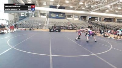 132 lbs Sanchir Edington, Pennsylvania Red vs Jaxon Sgrulletta, Connecticut