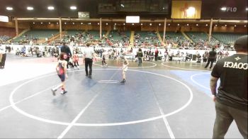 57 lbs Quarterfinal - Santiago Rodriguez, Martinez School Of Wrestling vs Romeo Palomino, NM Beast