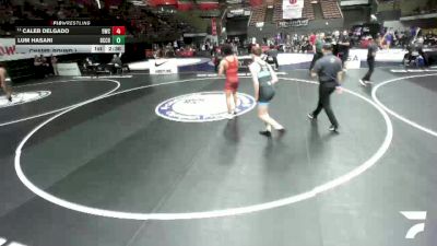 Champ. Round 1 - Caleb Delgado, 951 Wrestling Club vs Lum Hasani, Birmingham Community Charter High School Wrestling