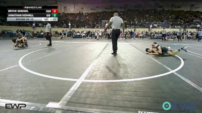 85 lbs Round Of 16 - Bryce Skidgel, Pawnee Wrestling Club vs Jonathan Kidwell, Raw Wrestling Club